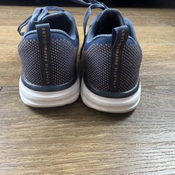 APL TechLoom Pro Women's Sneakers Navy/Gold, Lace-Up Running Shoe Sz 8, Outdoor - Picture 5 of 8